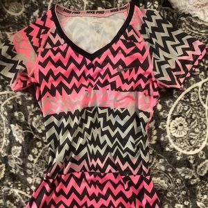 Nike Pro Workout V-Neck Top